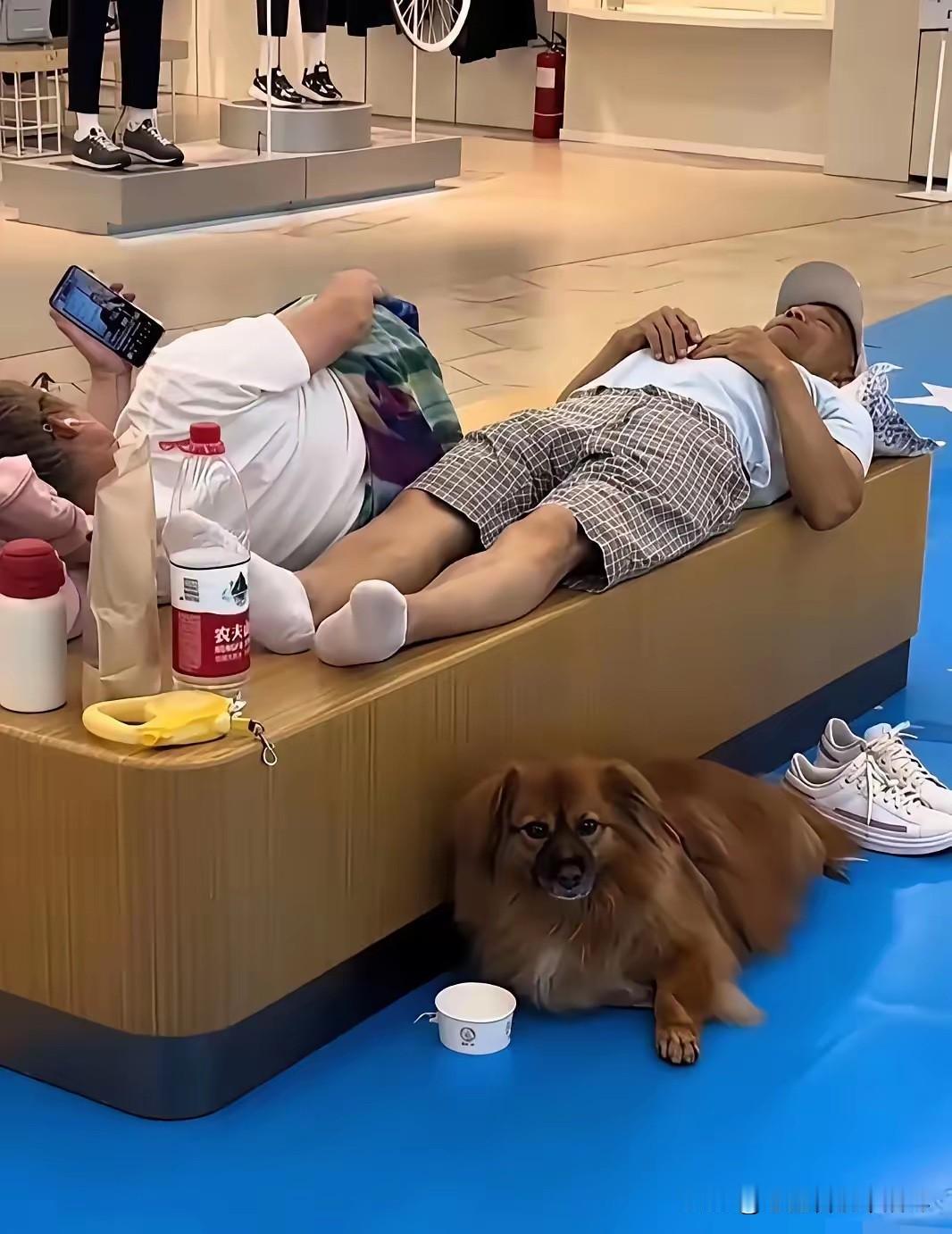 不知道这两位老人家里的孩子们，要是看到这一幕的话，会不会觉得很丢人？看这两位老人