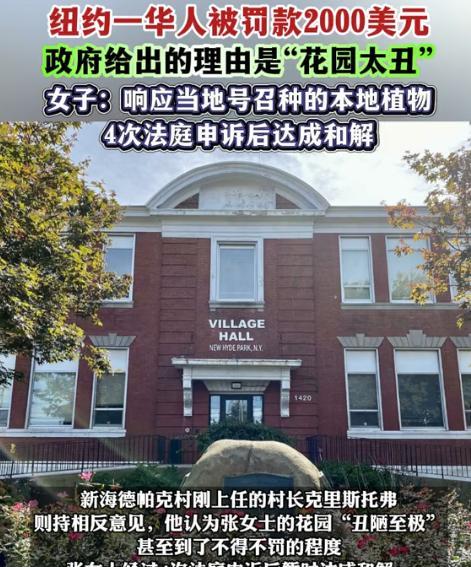“这就是润人向往的美国！”华人女子定居美国，因为在门口的花园里种花草蔬菜，被执法