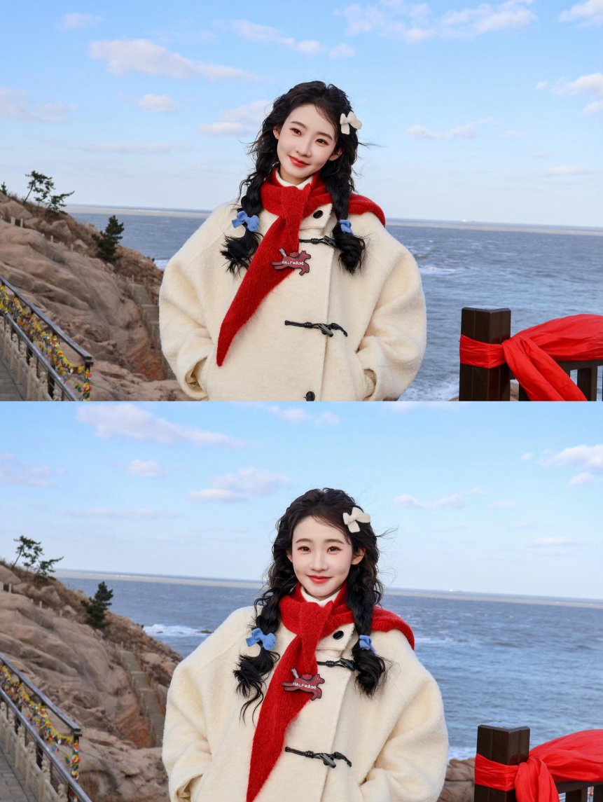 张艺凡怎么一直都是高帧率模式发丝每一缕都在发光，眼波流转像开了120帧。别人偶