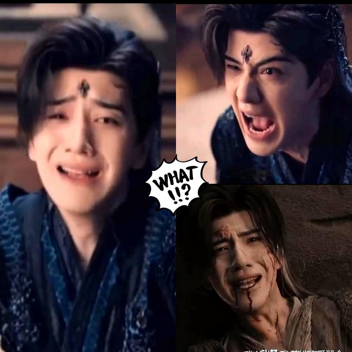 王弘毅这次被骂惨，是因为他把一个需要挤眉咧嘴的蜘蛛精演成了木头人。他在《长相