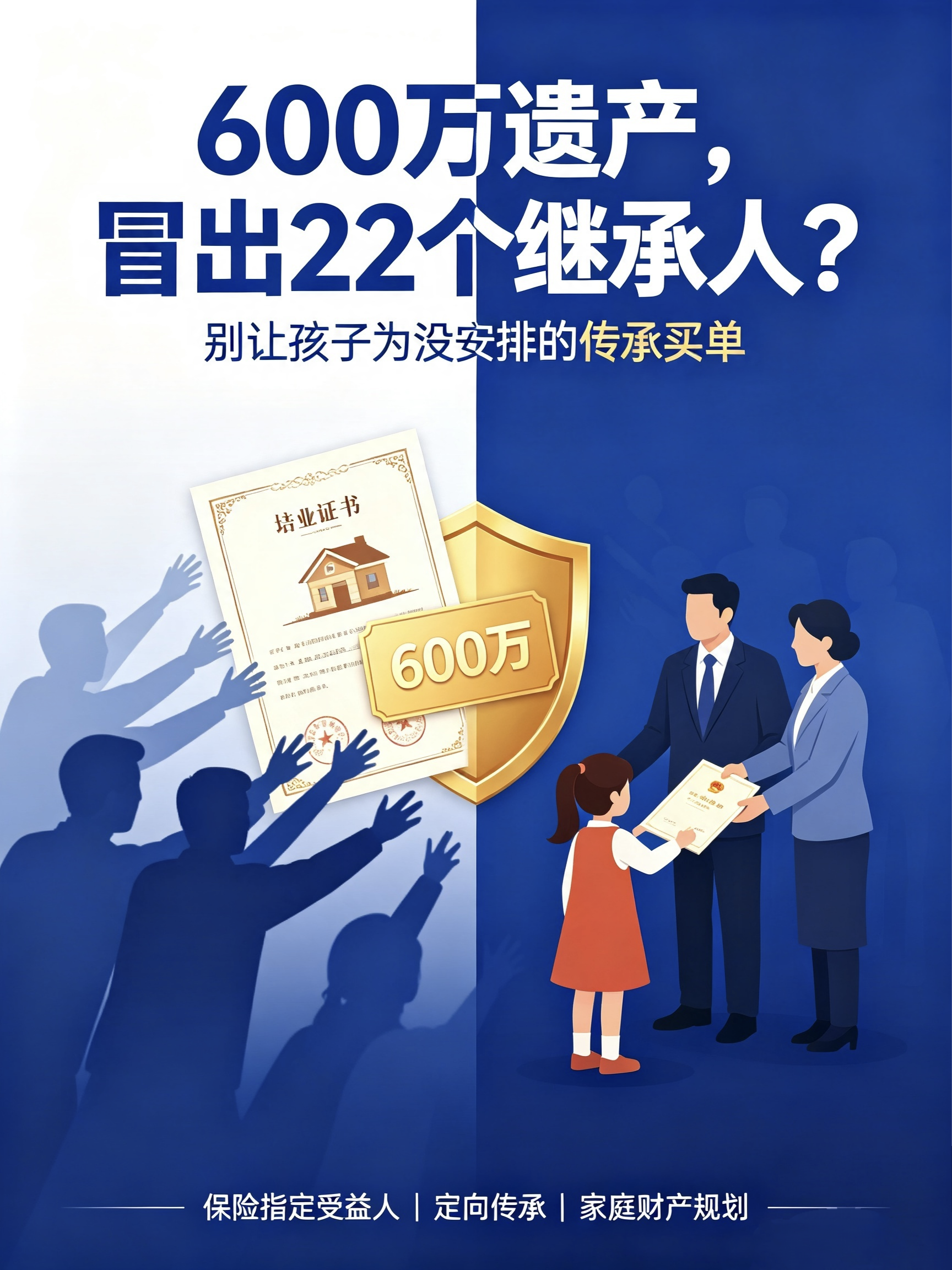 独生女600万遗产被22人瓜分？温州独生女杨蓉的事，看得我后背发凉😱父母留下600万房产，去办过户