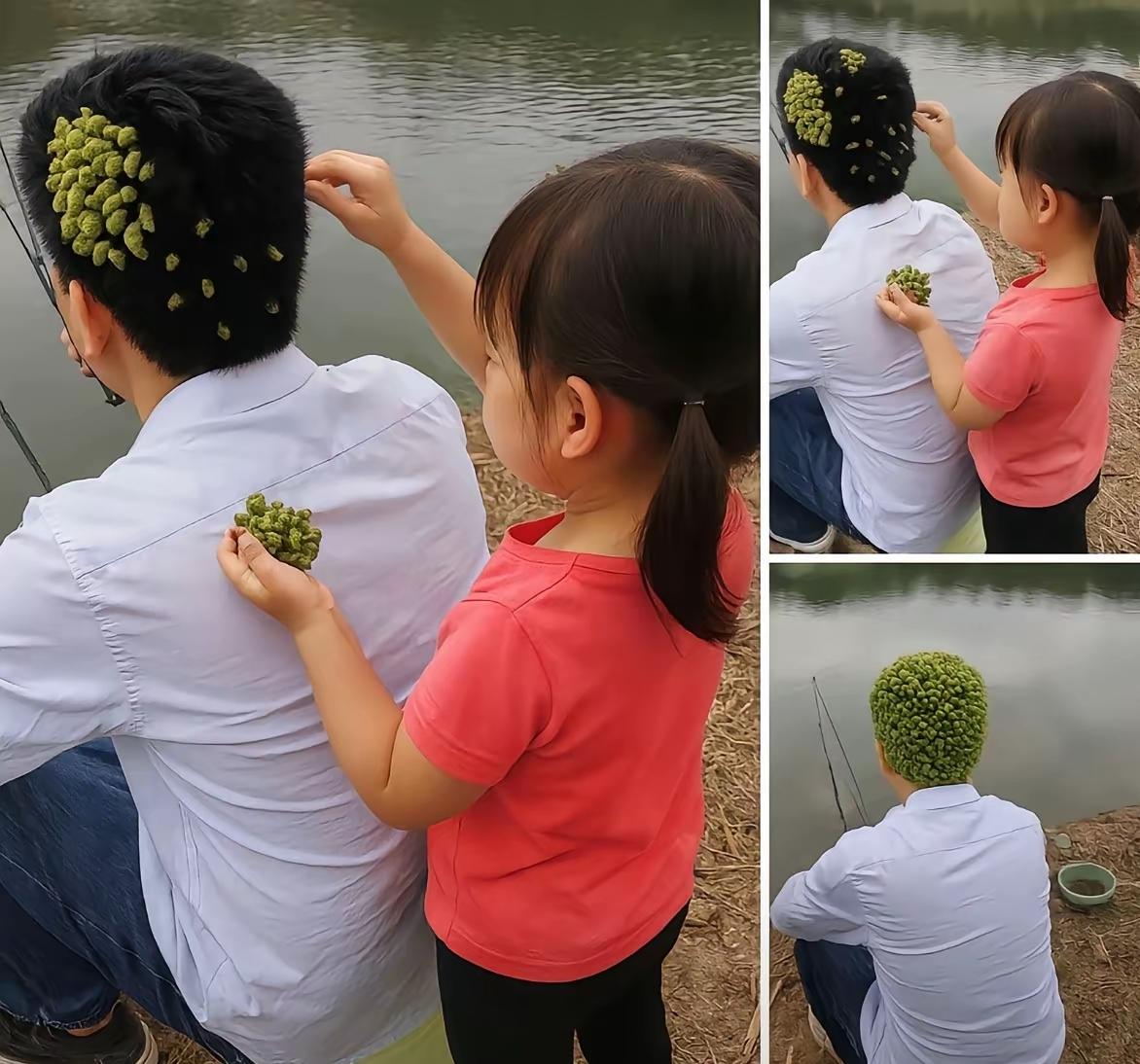 别说，这小孩放的还挺整齐[笑着哭]