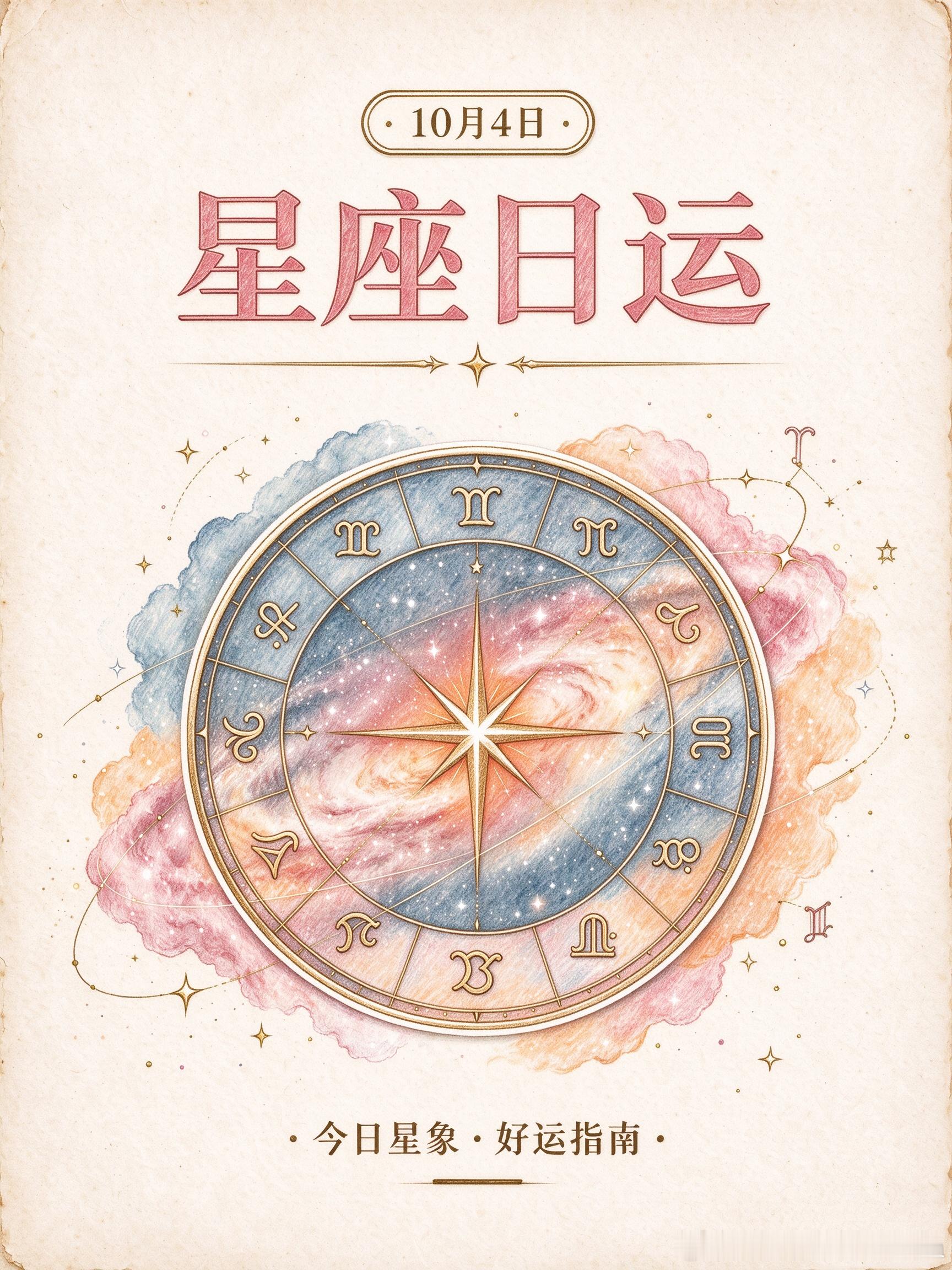 【日运】十二星座2026年10月4日播报#星座##运势##诡魅塔罗#文章建议同时参考太阳和上升星座。