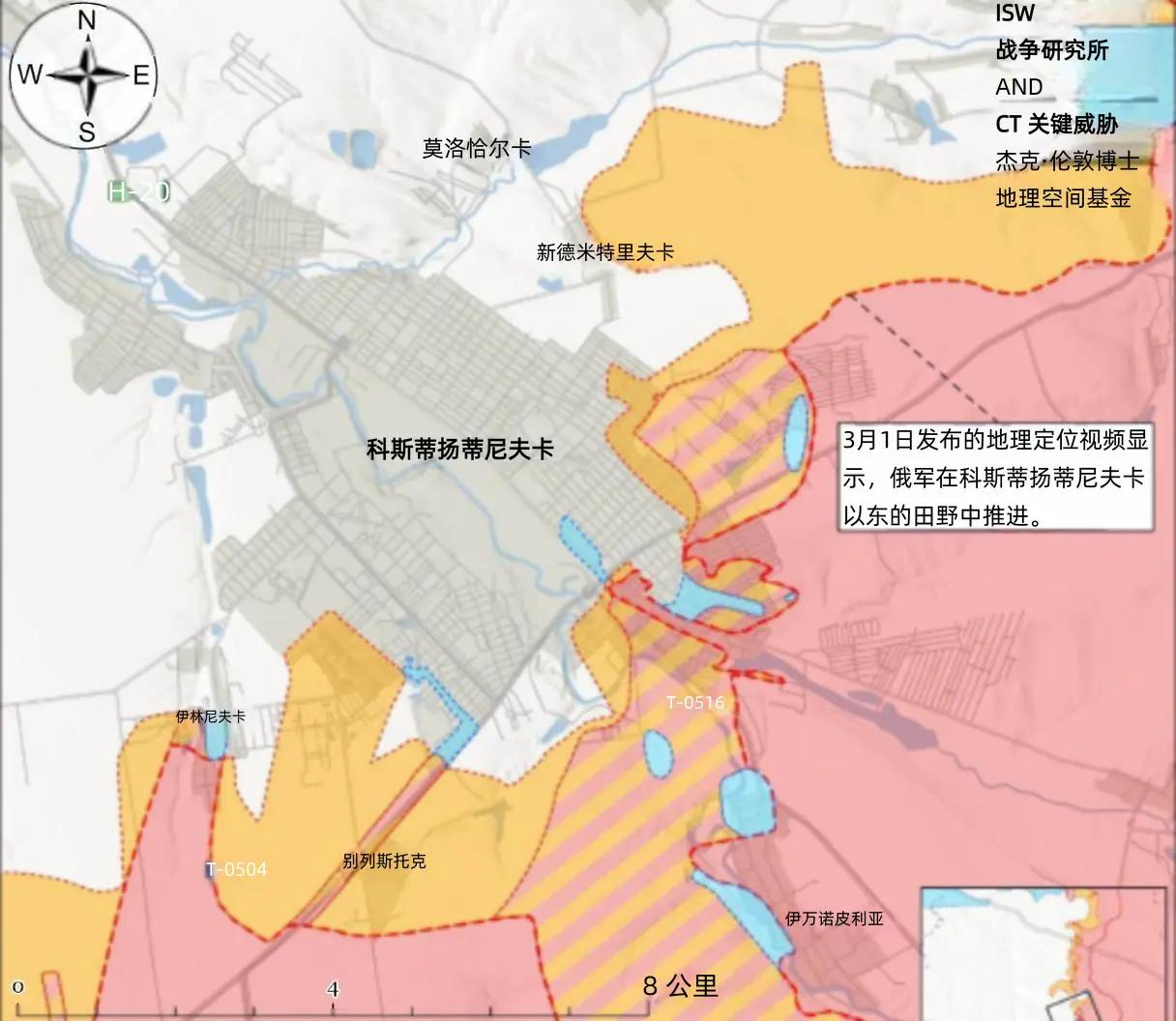 决战双子城之外围争夺：俄军在康斯坦丁诺夫卡东部田野里推进过去的一天，俄西部集