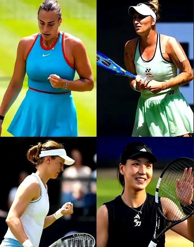 WTA500柏林站女单四强及半决赛赛程:1、萨巴伦卡，27岁，1.82米，白