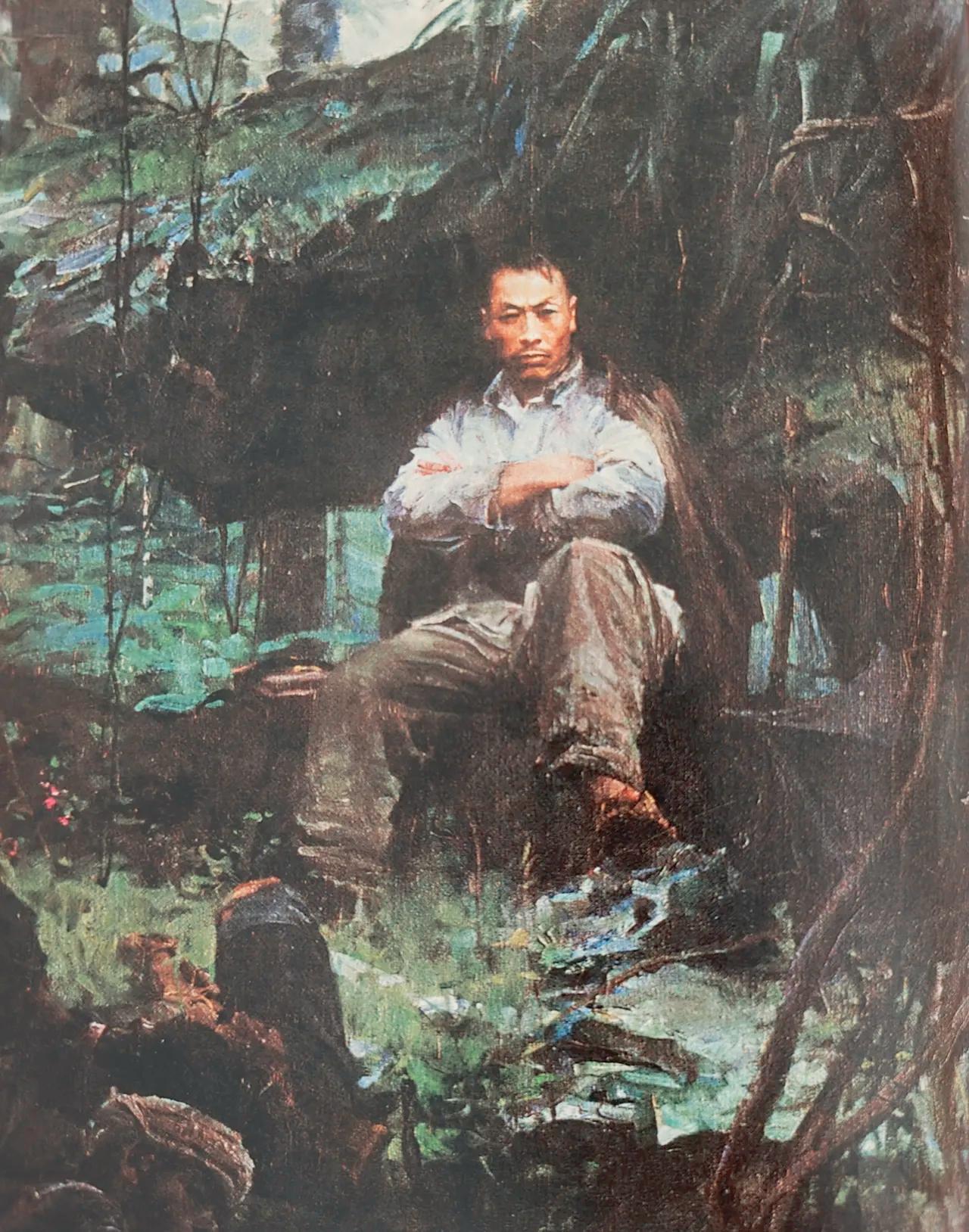 这是陈老总最最艰难时期的画像，他是带伤临危受命！1934年8月底，时