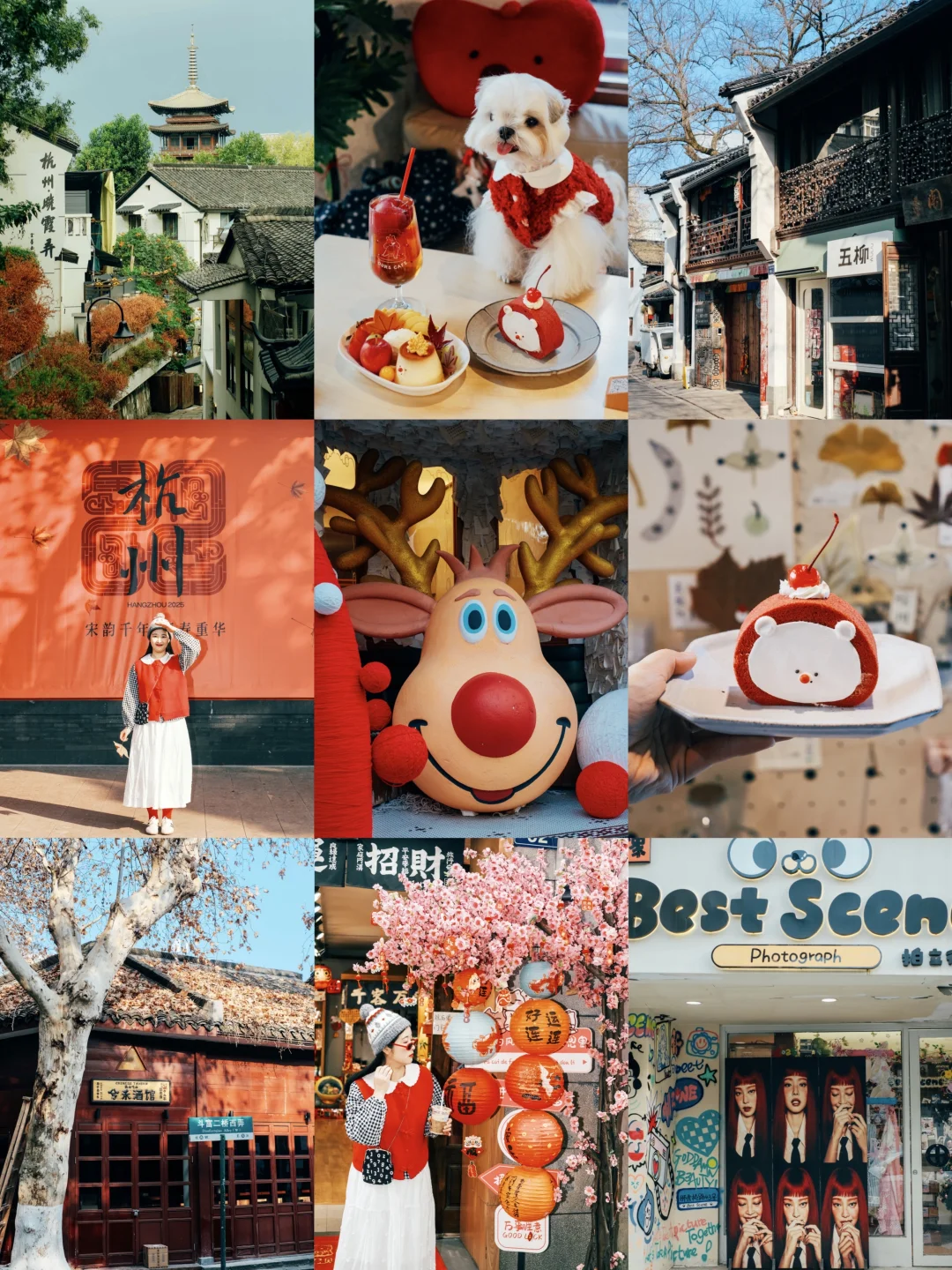 元旦旅行✈️不去西湖人挤人，这2条路线巨好逛