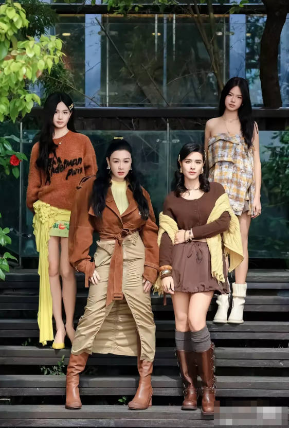 钟丽缇，168cm，她三个女儿都比钟丽缇好看，有帅气的老公，漂亮的女儿，真是人生
