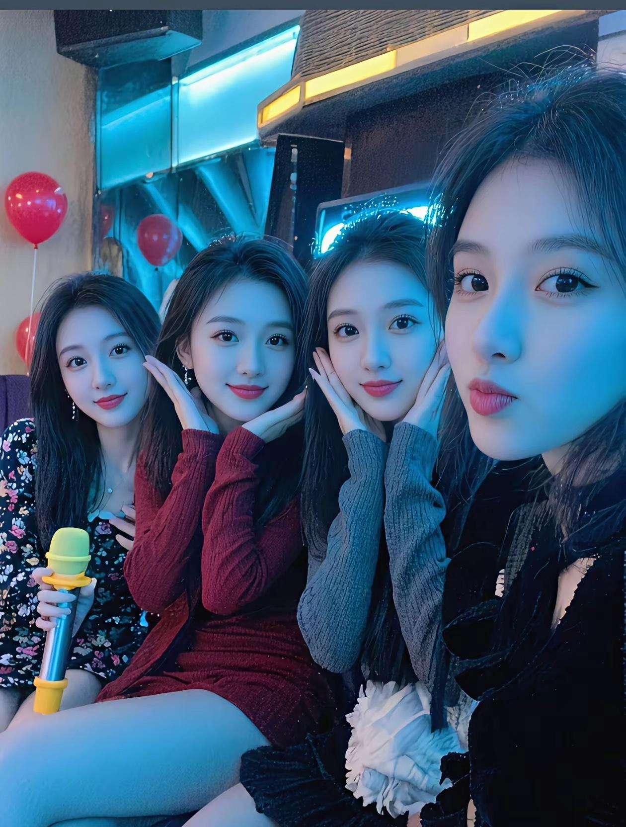 如果选一个做女朋友，你会选哪个？​​​