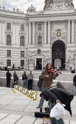 大表哥被维也纳“民风”劝退。1，大白天偷钱，小姐姐撂地演出，小提琴都快拉出火星子