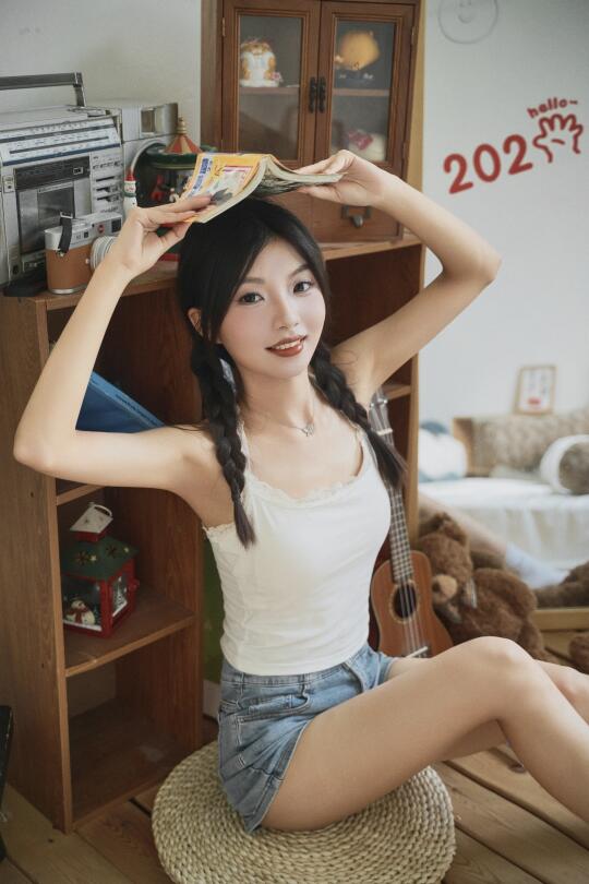 拍了一组很日系的头像☁️
