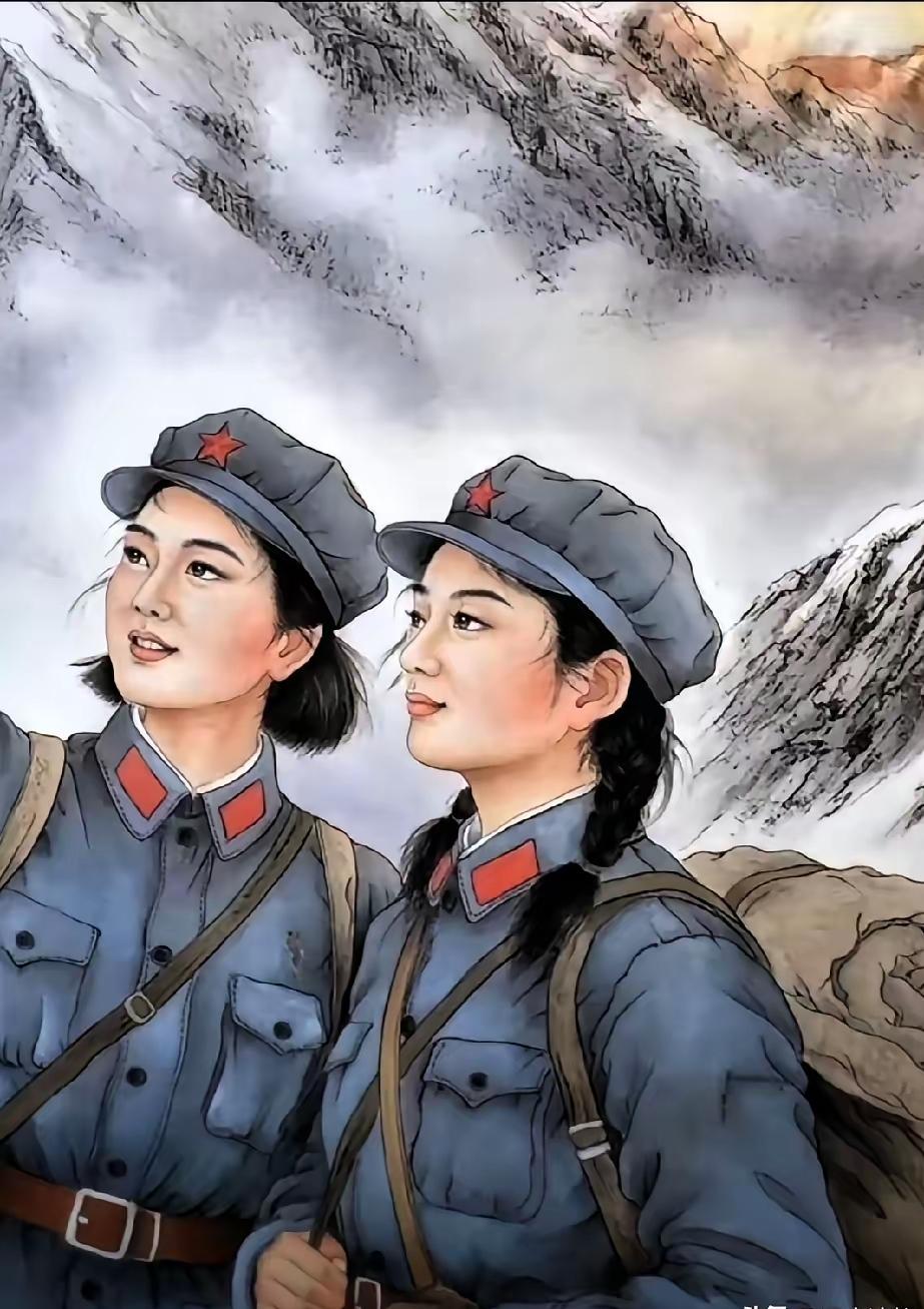 这是一幅农民工画的红军战士，对比清华美院博士画的红军，差得不是一星半点。虽