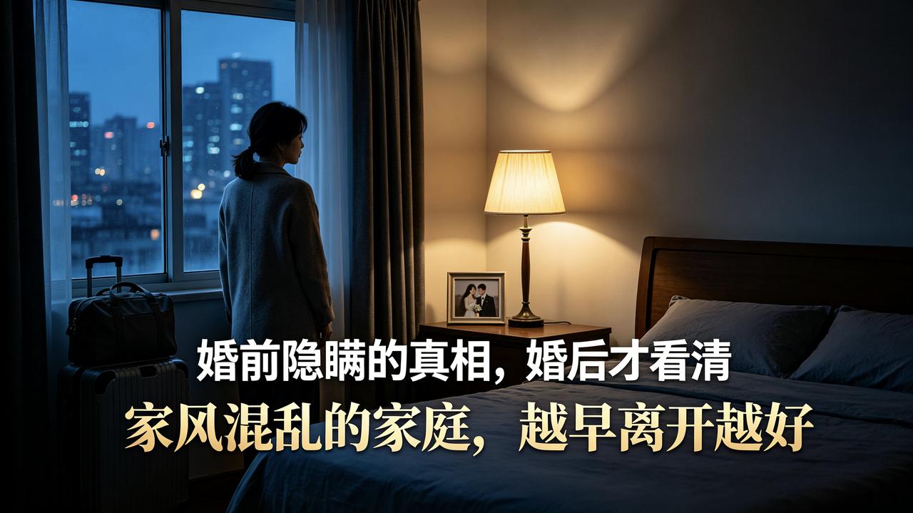 女人这辈子，最可怕的不是嫁错人，而是嫁进一个关系混乱、三观扭曲的家庭。我是头婚