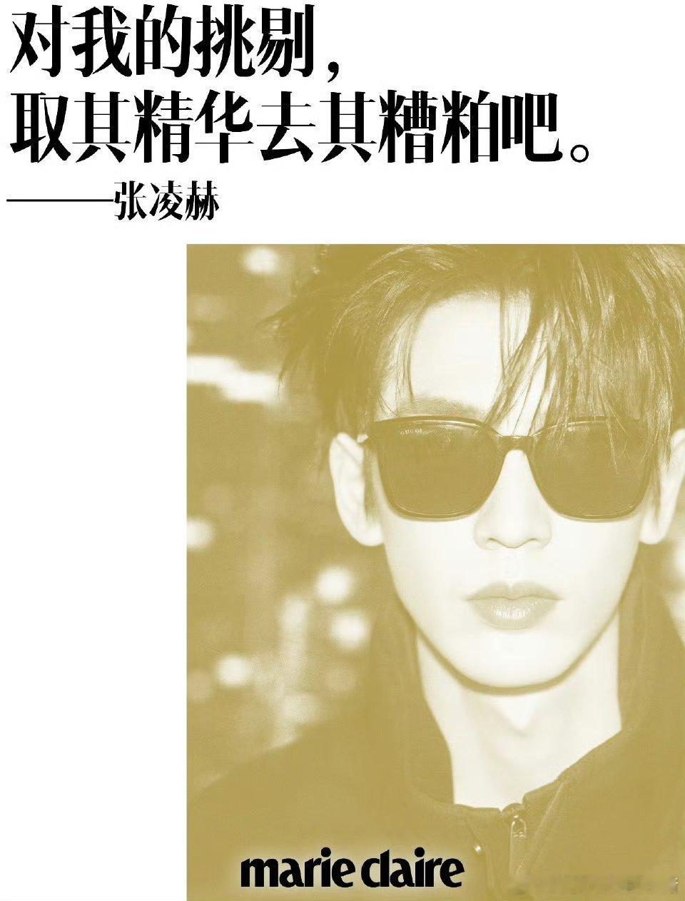 张凌赫嘉人采访，建议会听但不会被左右