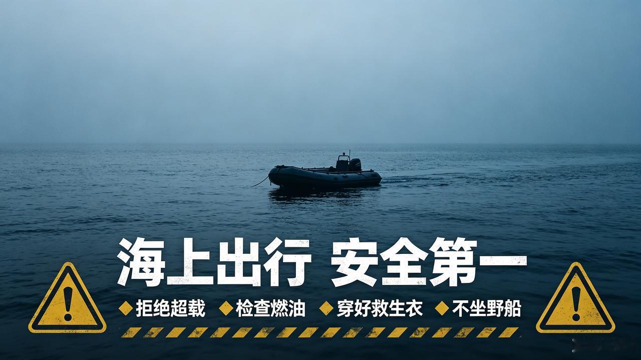 橡皮艇近海闪爆！13人出海遭遇不幸谁能想到，短短一趟赶海返程，13个人坐上一