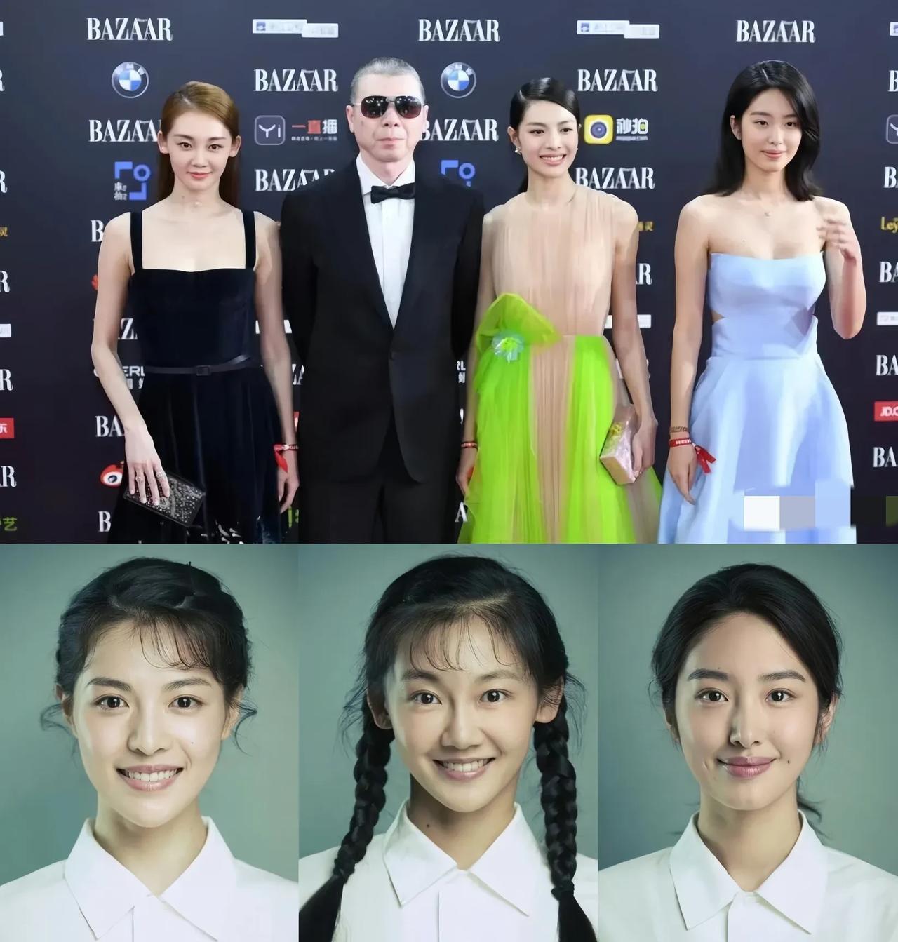 当年《芳华》拿下14.2亿票房，也把三个女孩一夜推向巅峰。苗苗、钟楚曦、杨采钰