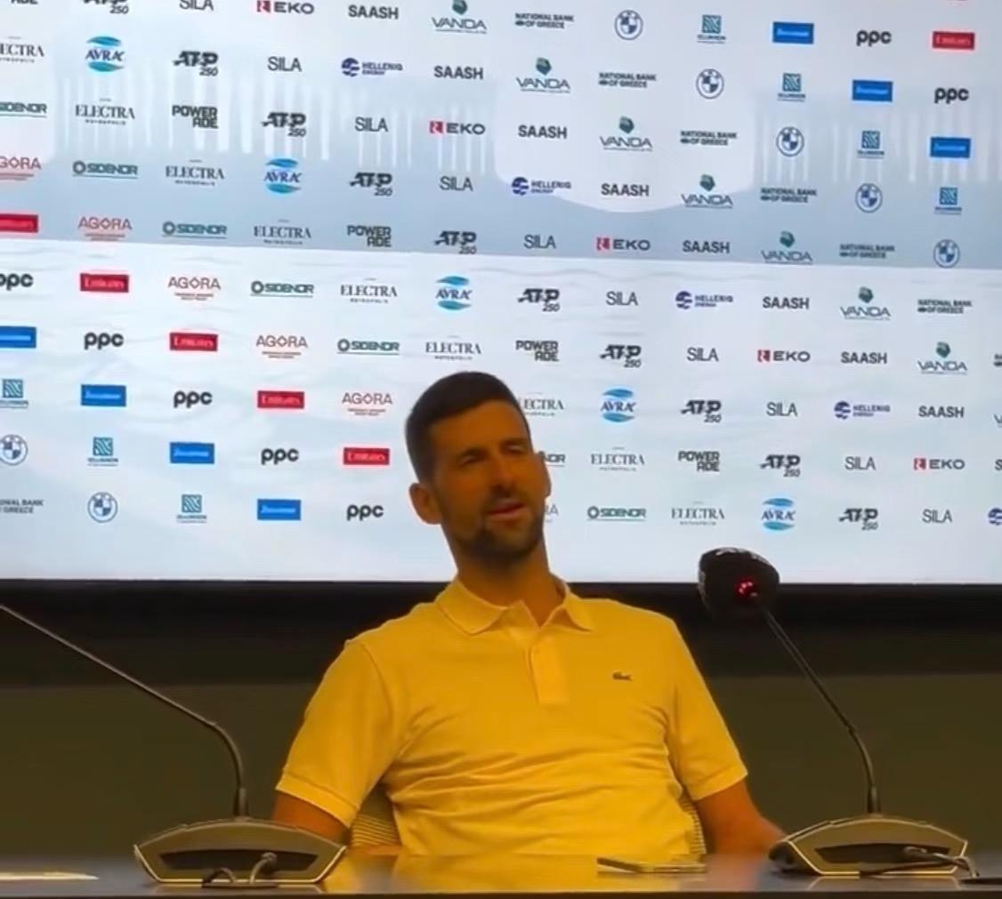 居然是想这么退役🥹在雅典夺冠后的采访中，德约谈到了对职业生涯终章的憧憬，他