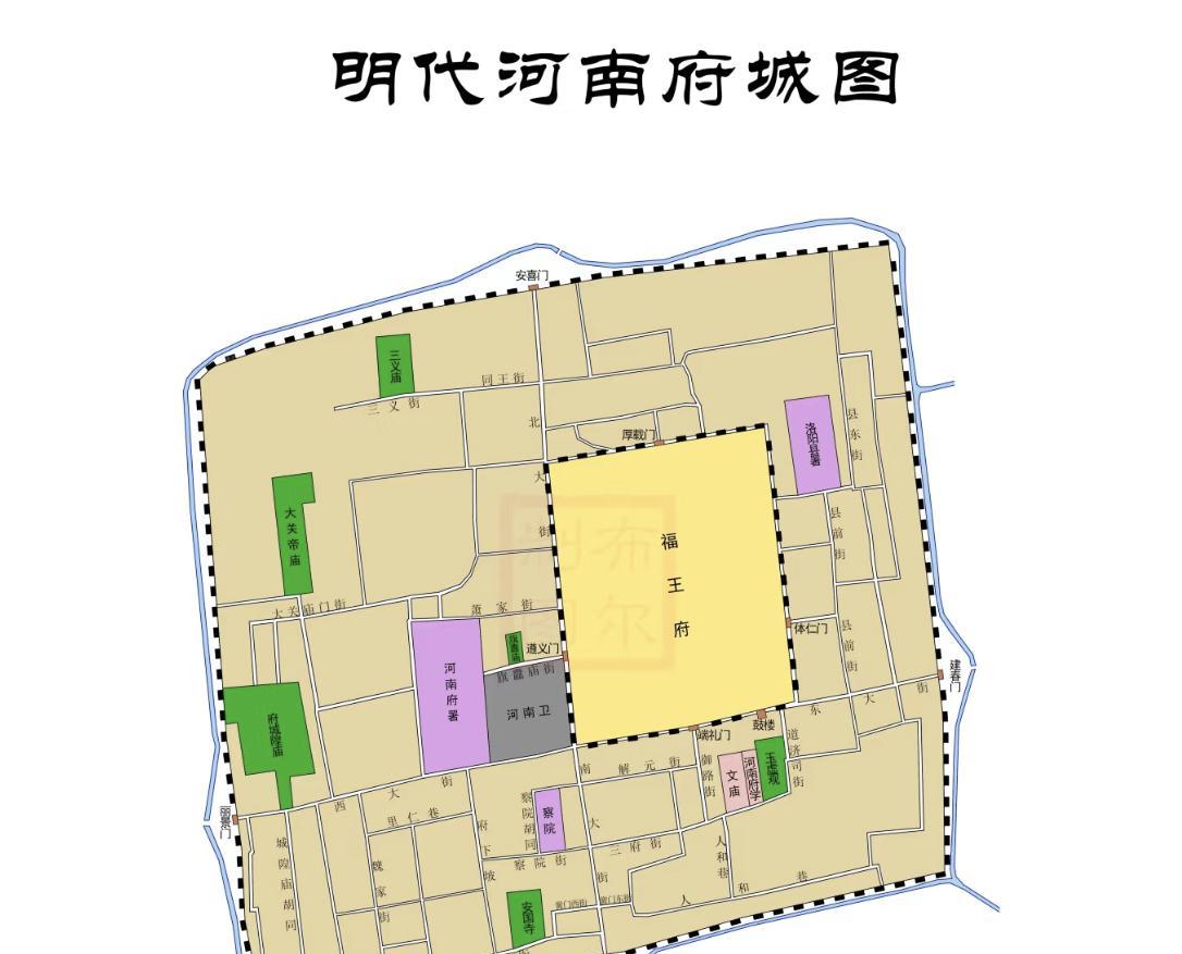 明代洛阳的福王府实在是太可惜了，当年被日军给炸没了，就剩下门前的两个大狮子。如