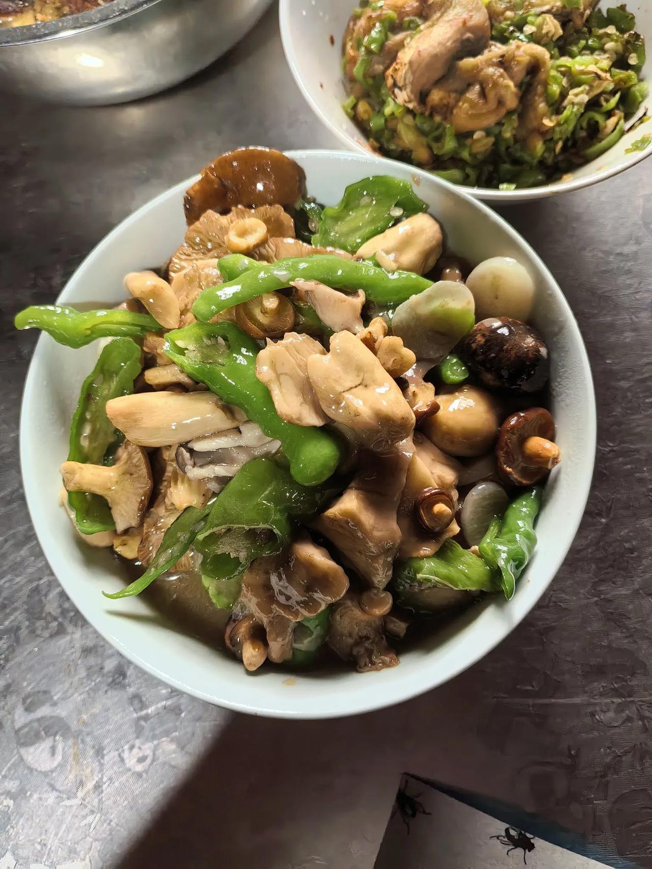 最近的云南的菌子非常多啊，炒得一大碗啊！[捂脸哭][捂脸哭][捂脸哭][捂脸哭][捂脸哭]