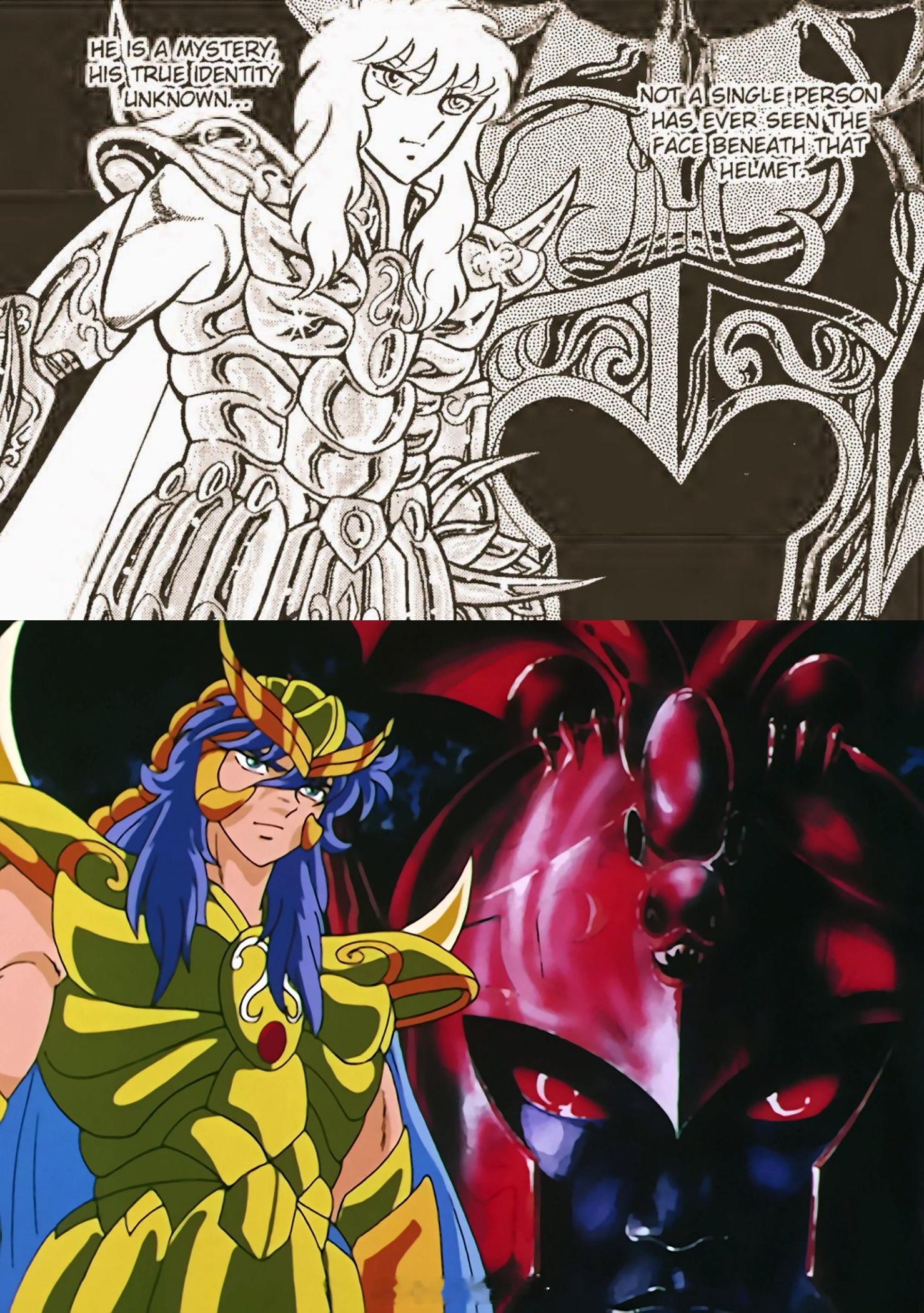 圣斗士星矢一些动画和漫画的对比，还原度算很高了！