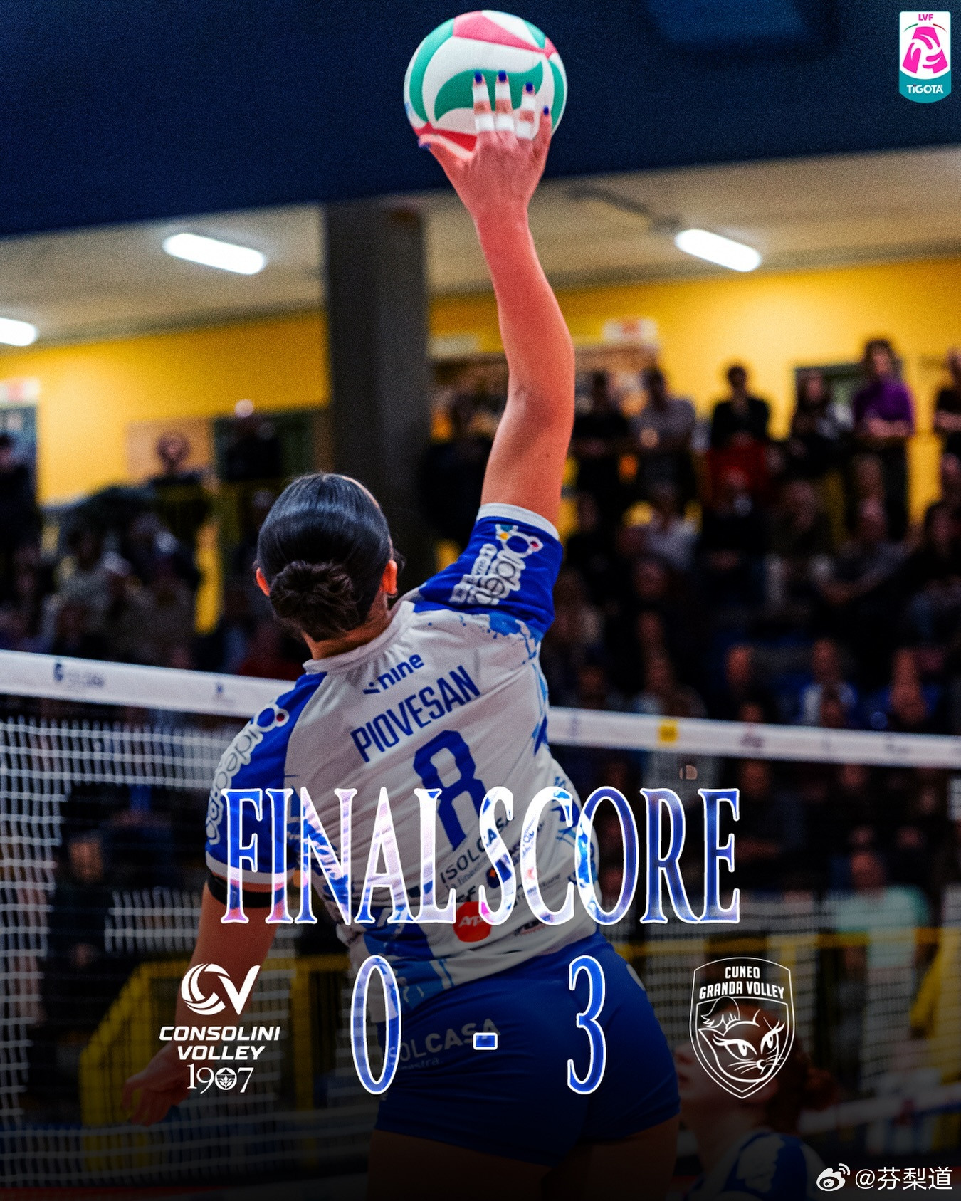 国际排坛动态意甲女排联赛5-12名排位赛：圣乔瓦尼0-3（10-25/14-25