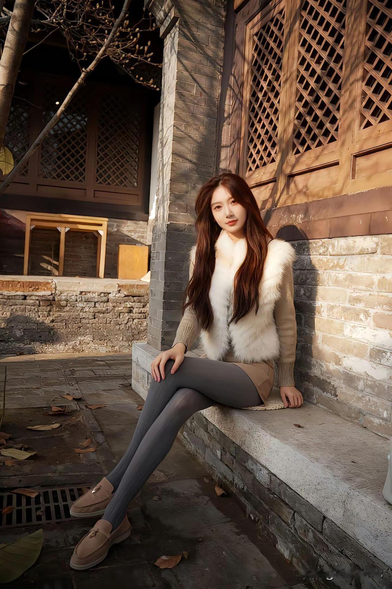 秋风起，落叶舞，美人倚墙坐。