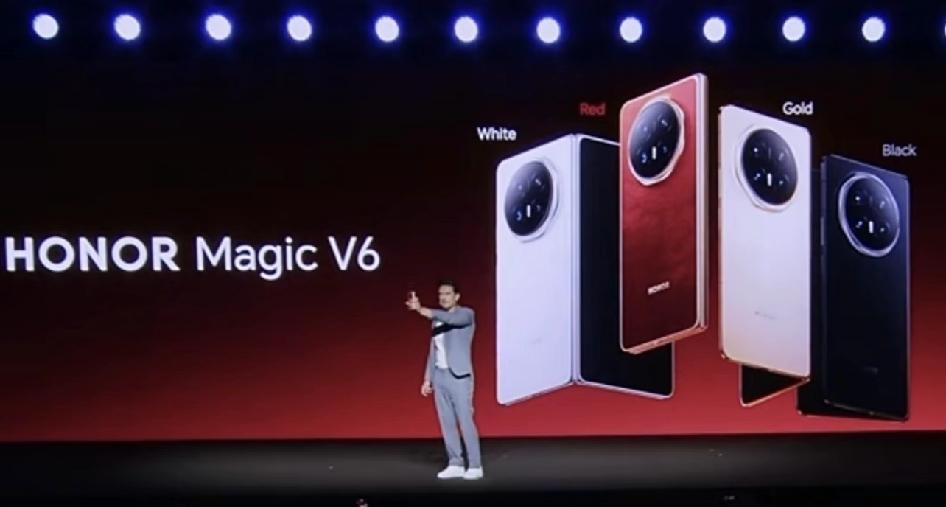 荣耀MagicV6发布，6660毫安时电池UTG内屏MWC2026，超薄折