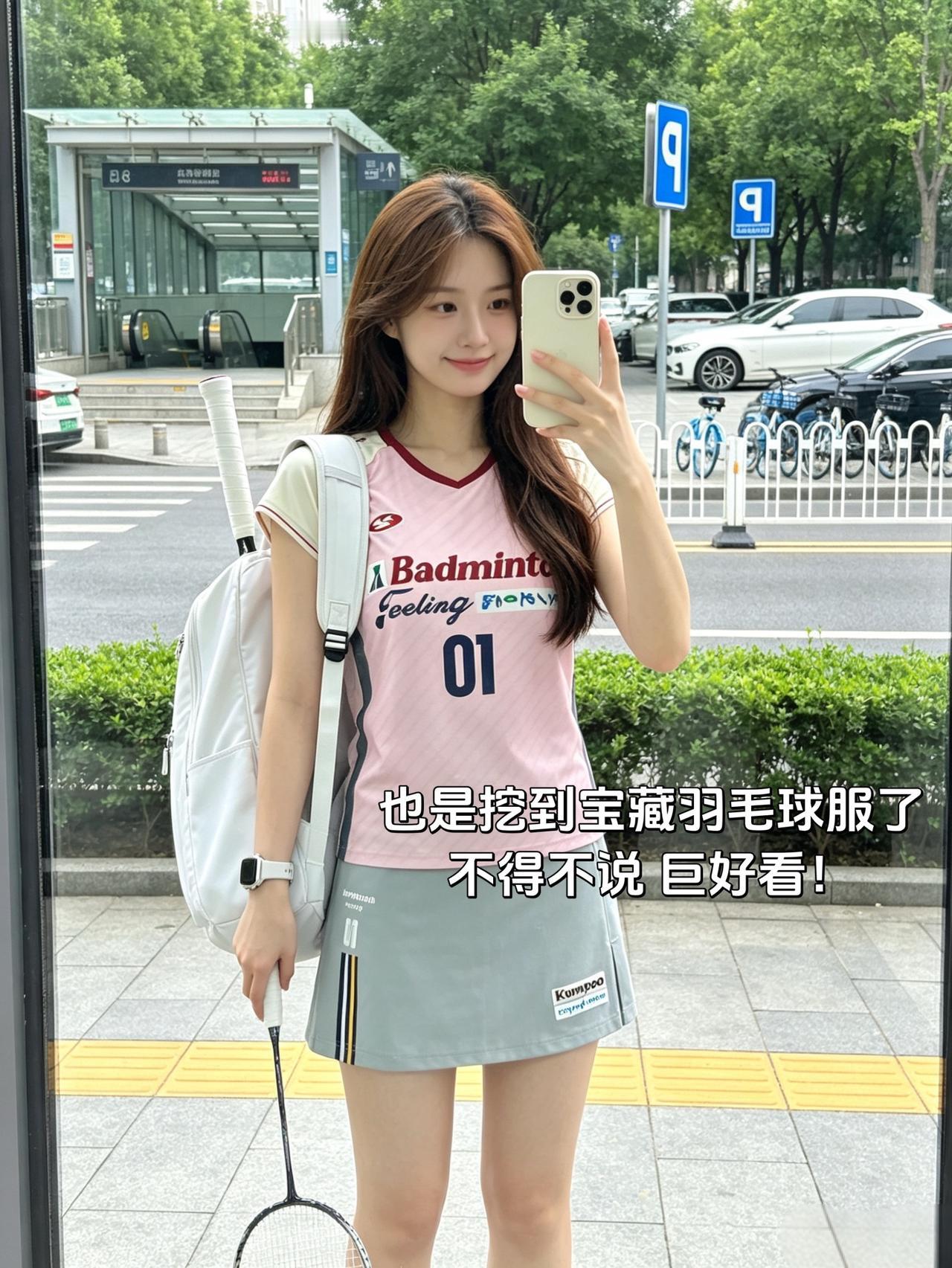 也是挖到宝藏羽毛球服了不得不说巨好看！