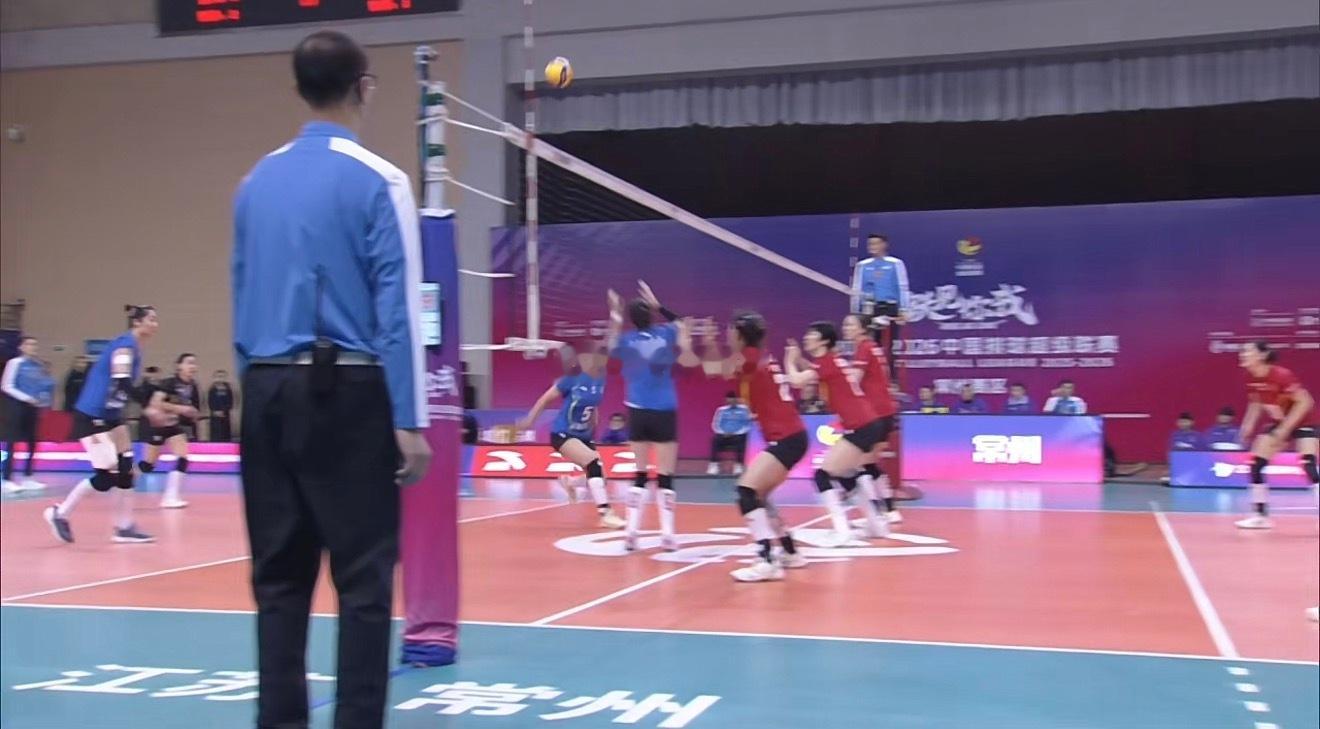 2025-2026中国女排超级联赛A级第14轮江苏中天钢铁vs福建安溪铁观音第三