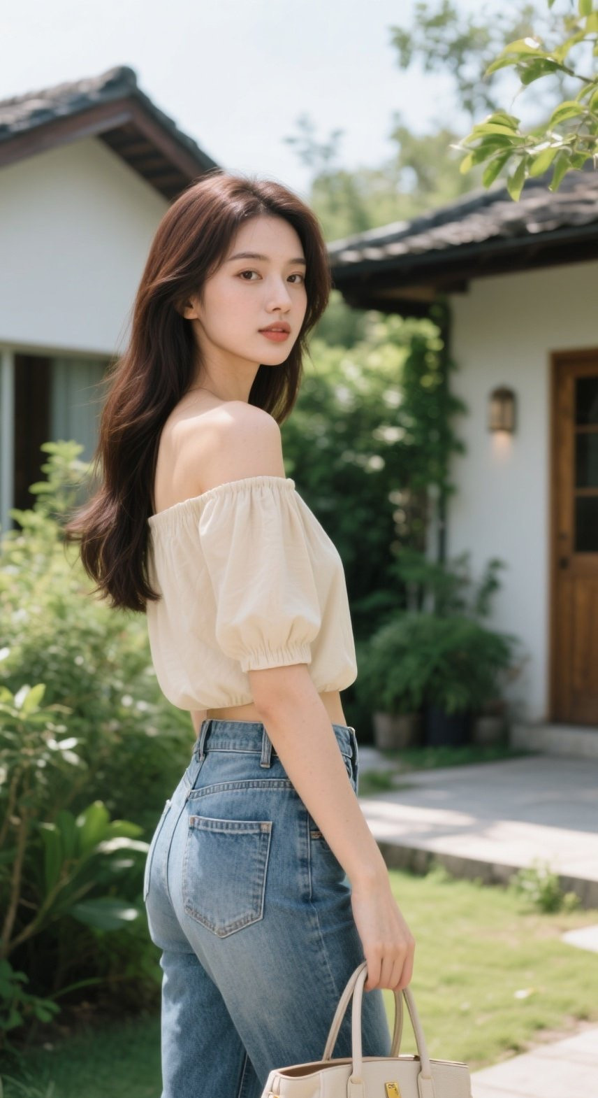 优雅少妇穿搭赞，肤白貌美气色无敌