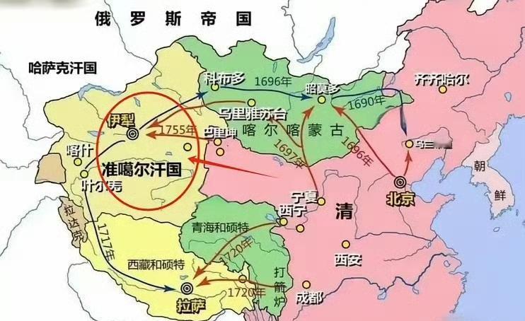 乾隆为何非灭准噶尔不可？新疆纳入中国版图，从来不是“一气之下”的决定你或许