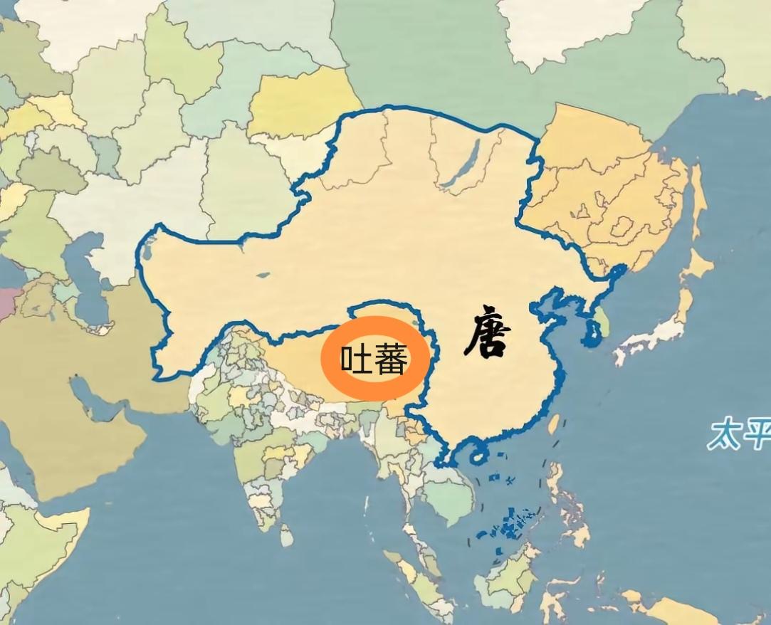 有唐一朝，吐蕃都是近在咫尺，却又吞不下去，消化不良的“铁疙瘩”。甚至在局部时候，