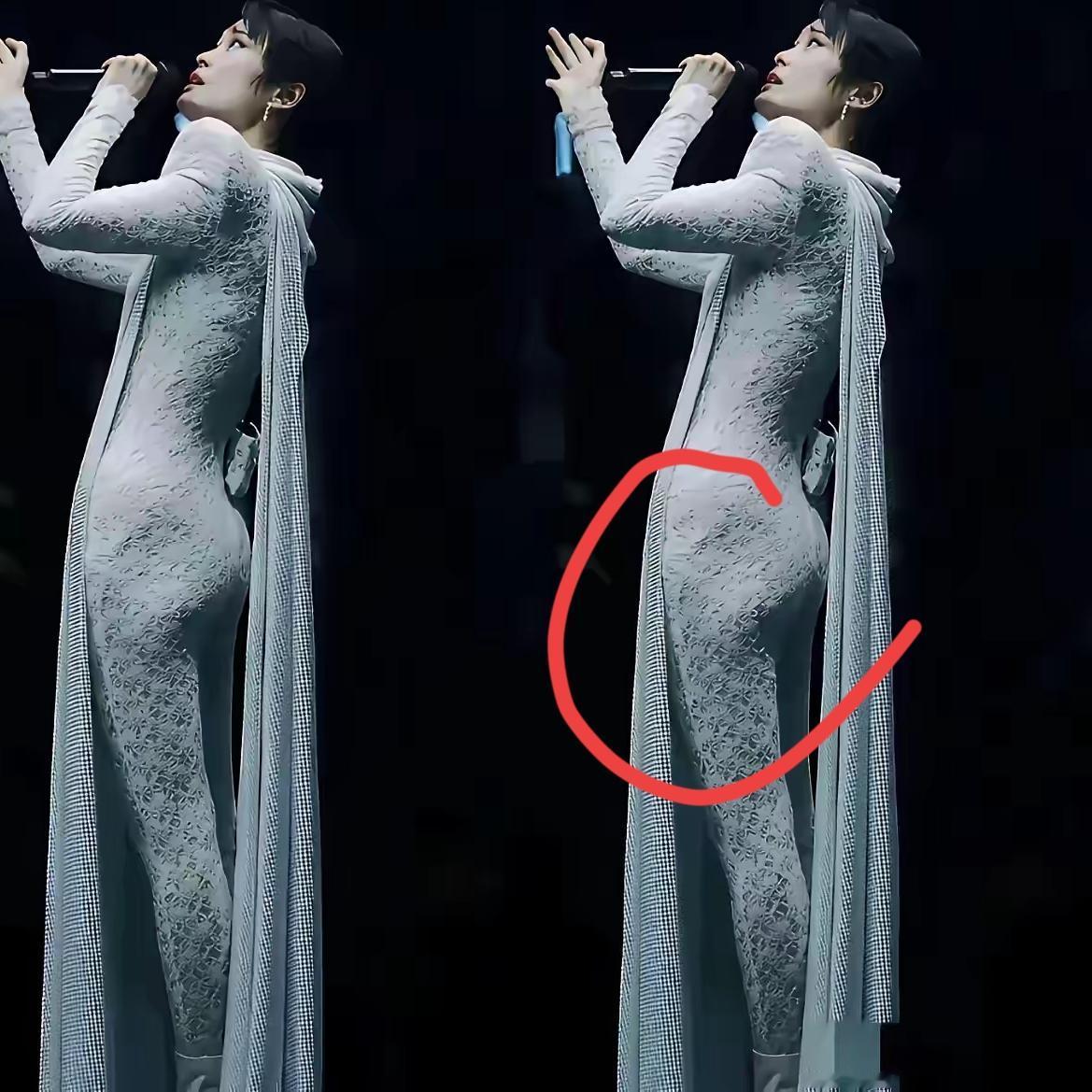 李宇春这张图治好了多少人的身材焦虑原来明星也有臀部塌陷的烦恼上下比例虽然