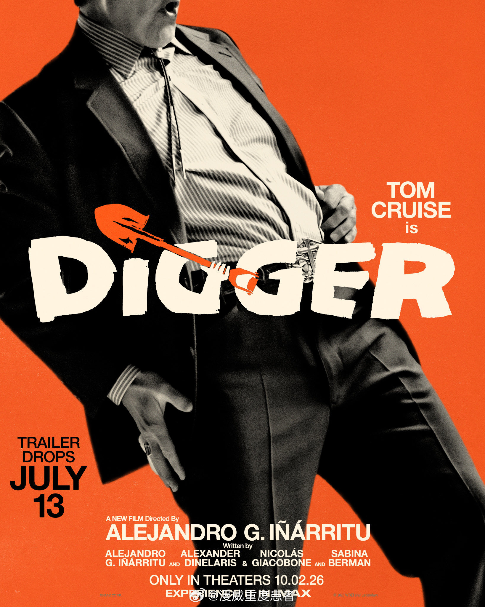 汤姆克鲁斯TomCruise发布全新Digger海报！！同时宣布电影官