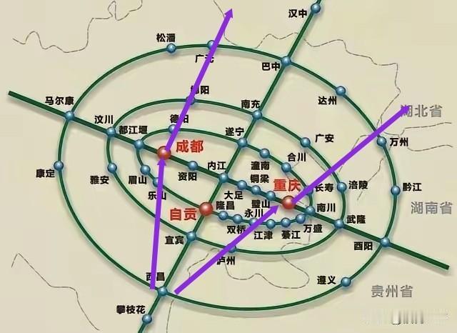 成渝双城经济圈建设在以双轮驱动的基础上，需要以西昌为支点，开射两支利剑。