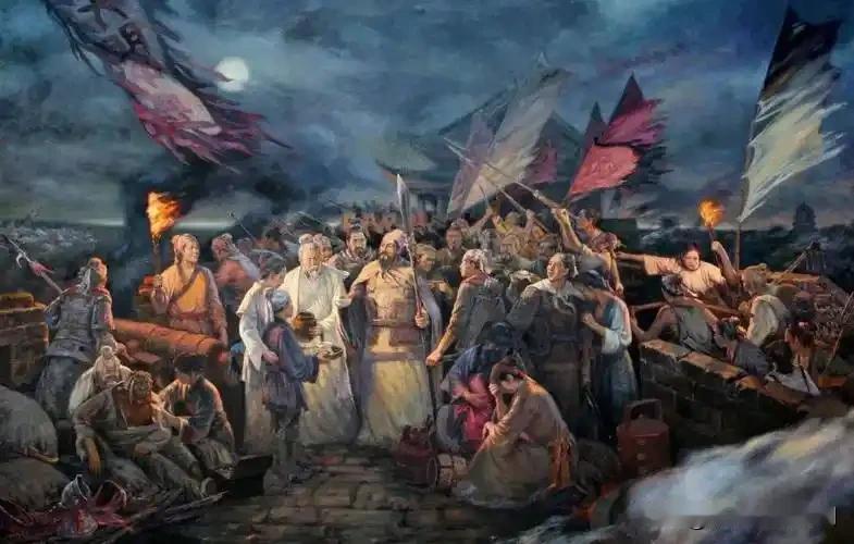 公元1645年8月21日，江阴保卫战进入到最后阶段。清军持续攻打，全城居民守了整