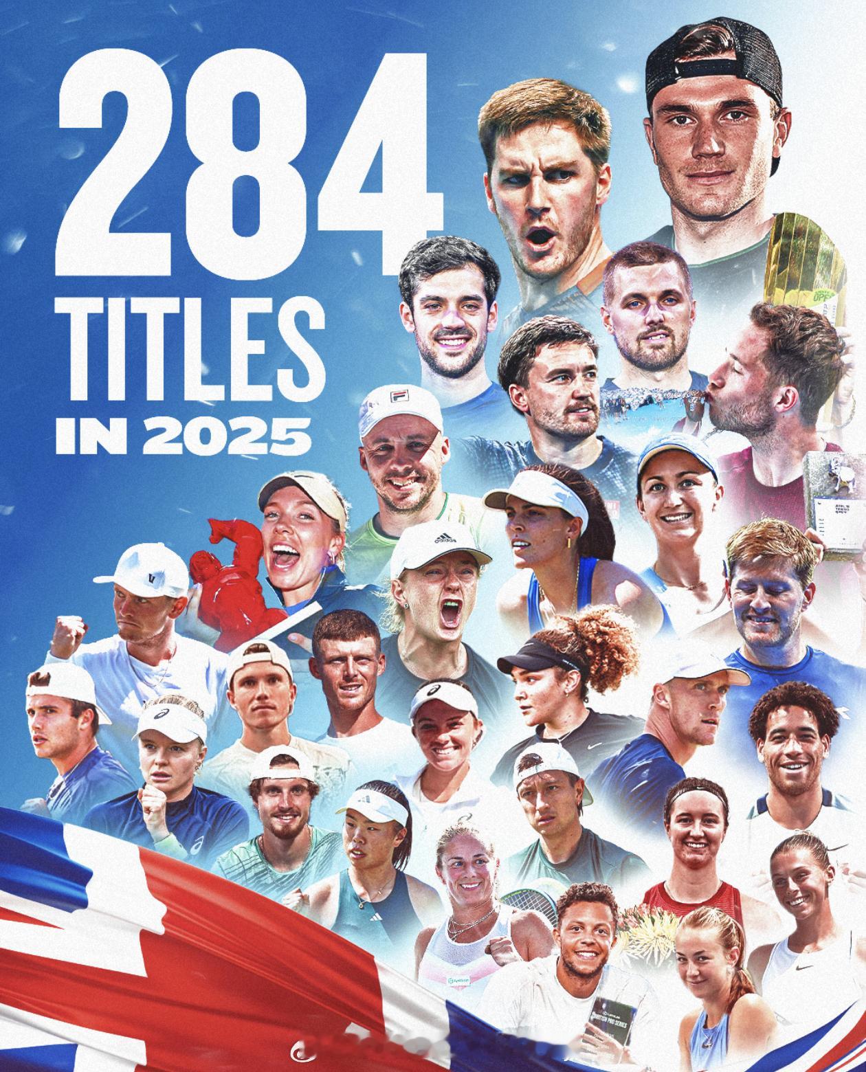 【2025英国网球战绩盘点🎾】巡回赛场上辉煌的一年！今年共有100名英国选手