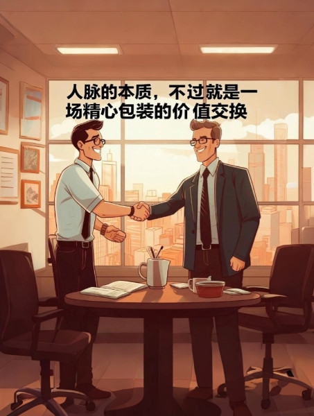 人脉的本质，不过就是一场精心包装的价值交换。剥开层层人情世故的糖衣。露出核