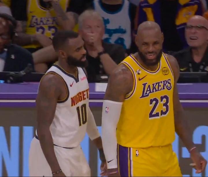 哈达威：要是我年轻3岁...詹姆斯：你会揍我吗，那我也年轻3岁呢？这个对话