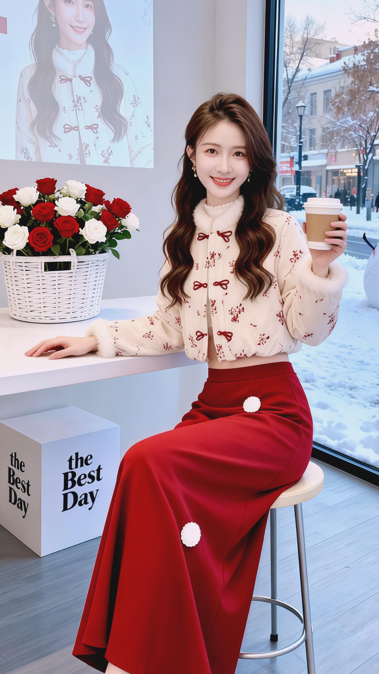 穿搭时尚复古套装两件套中式汉服