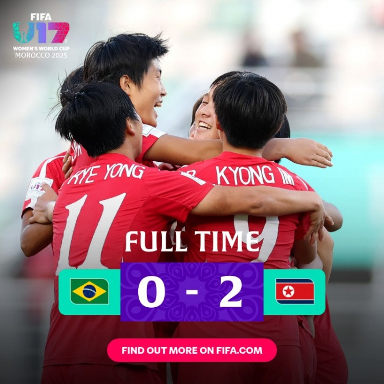 北青体育: 表现稳定且强势! 朝鲜连续两届晋级U17女足世界杯决赛