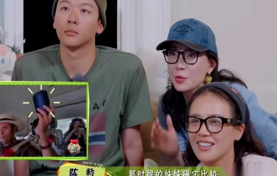 最近的这档旅行综艺里，陈数看着画面里的张雅琪，冷不丁飘出一句：“那时候的妹妹，确实比较浓妆。”一句话
