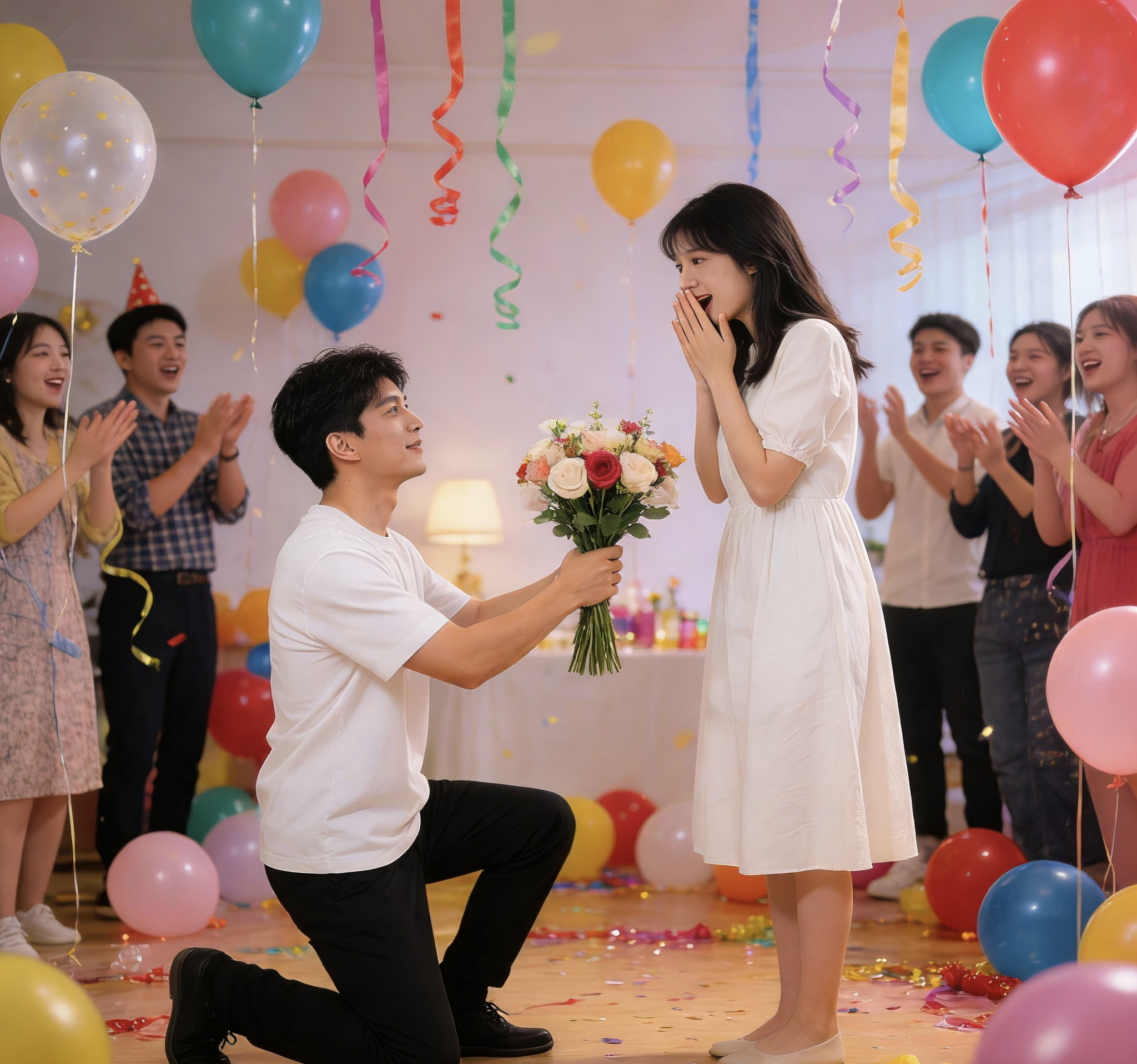 “当我遇到一个用心爱我的、愿意慢慢了解我、肯花心思陪着我、特别细心照顾我的人时、