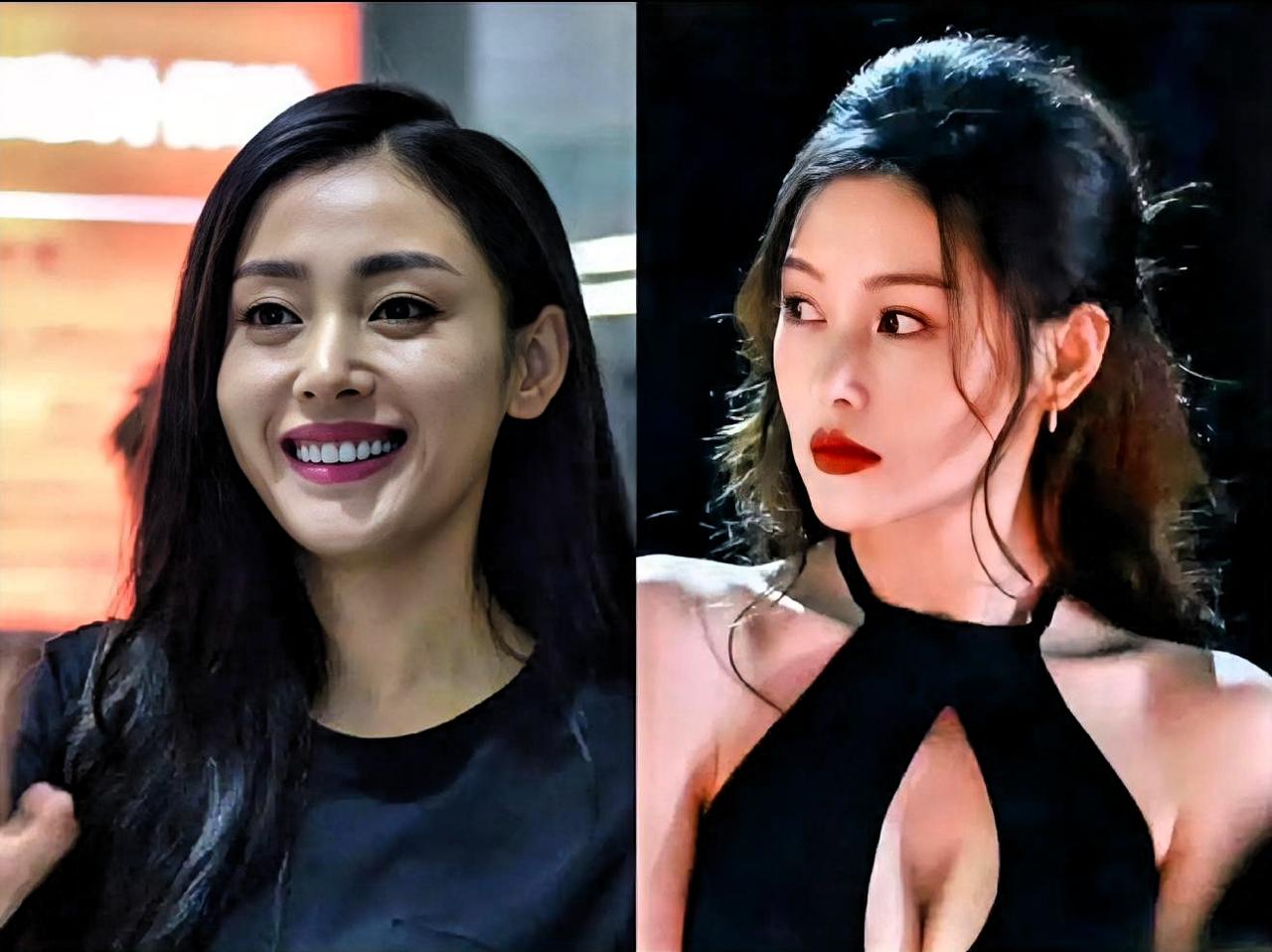 都以为张天爱只是瘦了，其实这张脸的变化，根本不是减肥能解释的。浪姐那会儿她虽