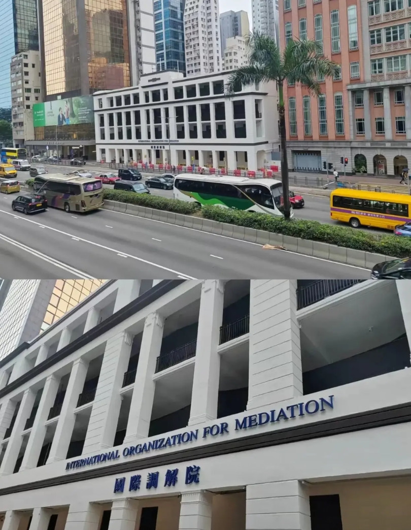 国际调解院5月30日在香港正式签约成立，我为了目睹王外长风采，一大早就坐地铁赶到
