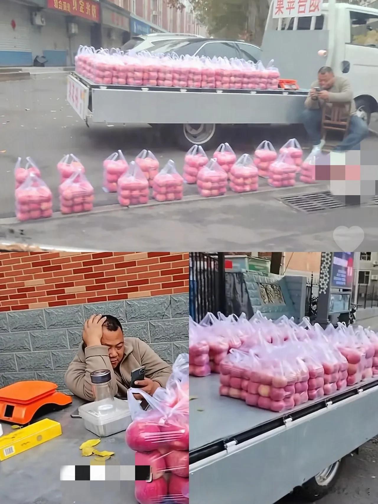 淄博卖苹果的大哥火了！央媒都为他宣传！然而，他在视频里说错了一句话，不得不赶