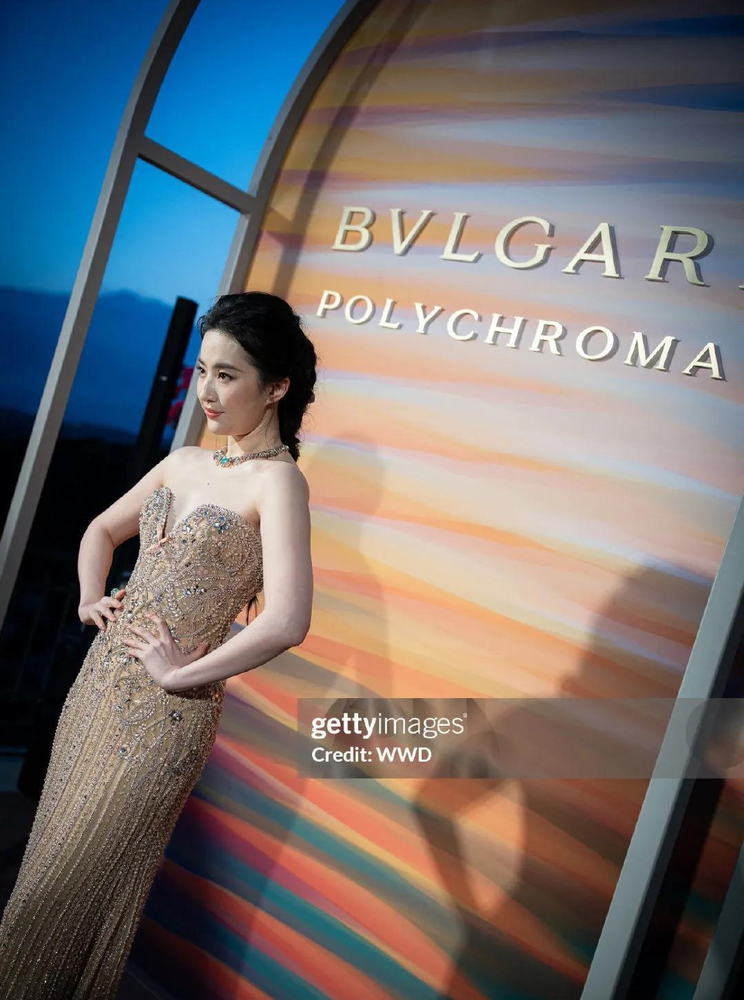 刘亦菲闪耀陶尔米纳宝格丽高定盛典G社生图惊艳释出！刘亦菲现身Bvlgari2