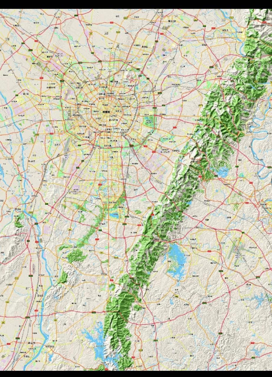 远离蒲江新津断裂带，远离龙泉山，向南向南，这就是天府新区为什么有天西麓湖天府半岛