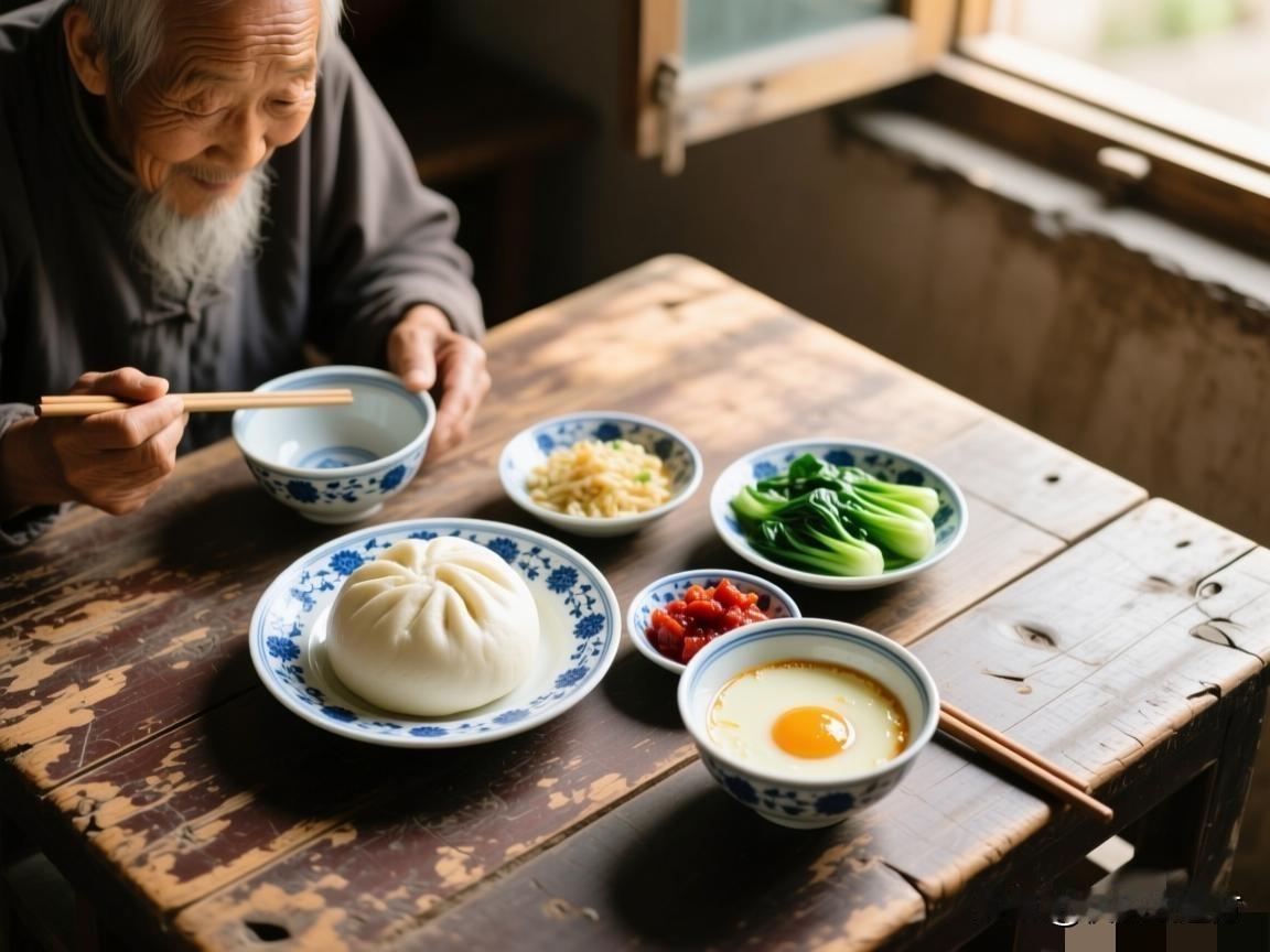 96岁老人一天只吃一个馒头，3673人点赞叫好。我差点也转发了，被外孙一句话拦住