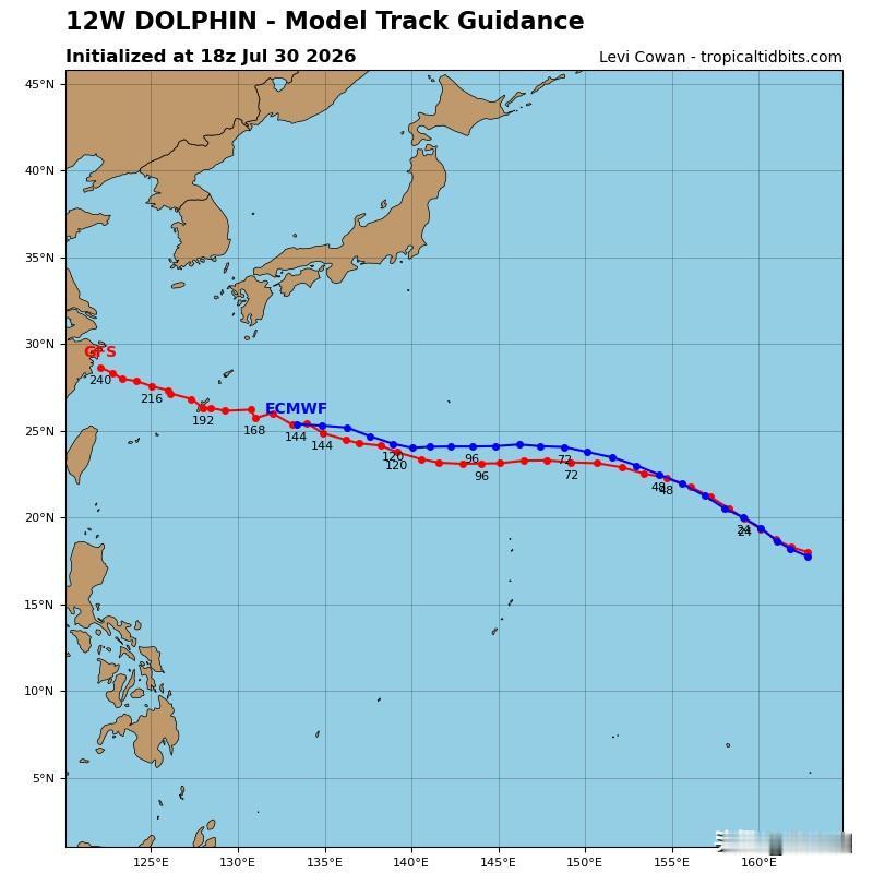 13号台风白海豚未来路径决定因素是它！预测路径图一览截至7月31日早5时，今